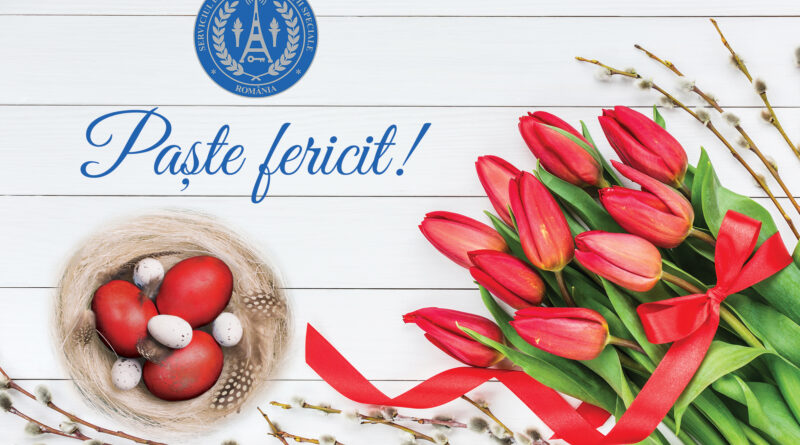 STS Felicitare Paste